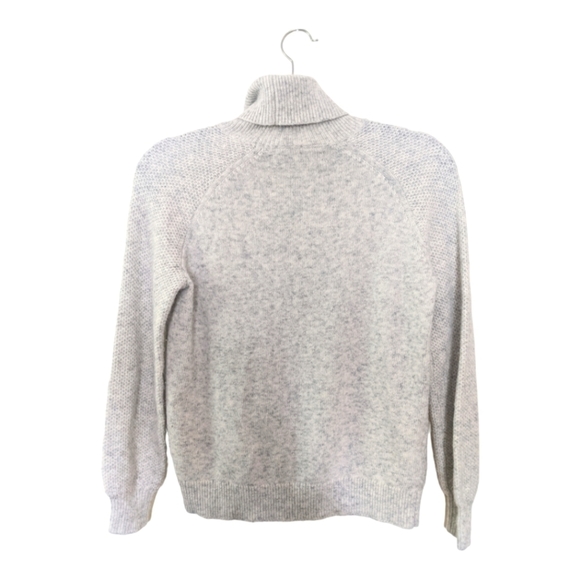 LOFT Stichy Turtleneck Sweater Women's MP Gray - Picture 8 of 8